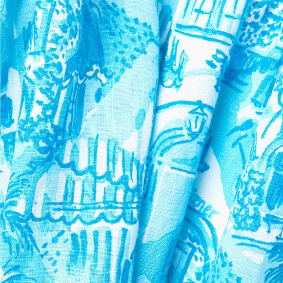 Kylanne Linen Puff-Sleeve Minidress - Picture 6 of 12